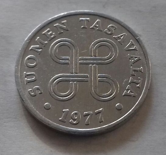 1 пенни, Финляндия 1977 г.