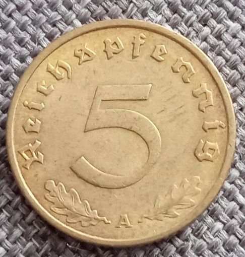 5 рейхспфеннигов 1937 А
