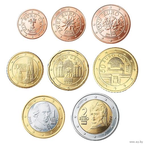 Австрия 2024 годовой набор монет