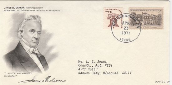 КПД США /Президент JAMES BUCHANAN/0004 1997г