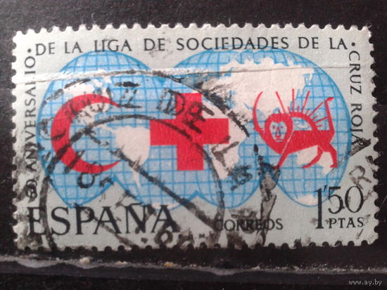 Испания 1969 50 лет Лиге Красного креста