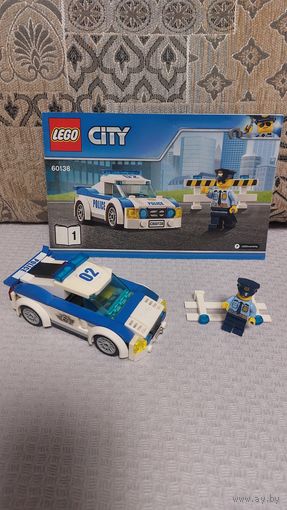 Лего Lego City 60138. Часть 1. Полицейская машина.