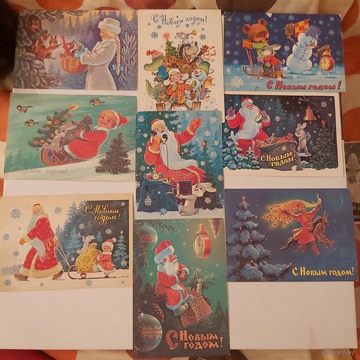 Открытки, Зарубин  подписанные