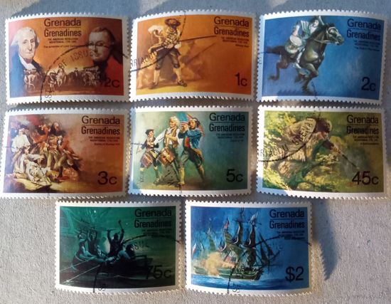 Гренада Гренадины. 200лет независимости США.