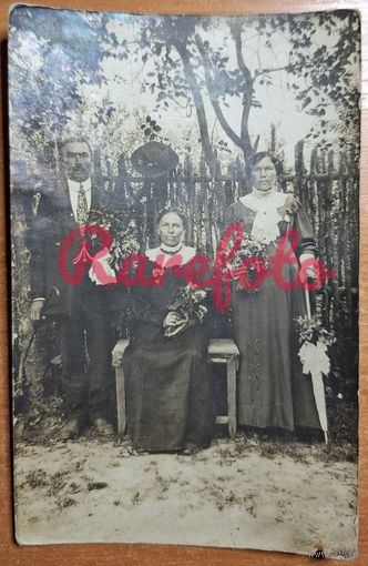 1930-е Открыточный формат шляхта межвоенная Польша (Западная Беларусь) типаж ретро фото