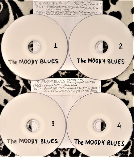 DVD MP3 The MOODY BLUES полная дискография (Pop rock, Progressive/art rock, Synthpop, Symphonic rock) - 4 DVD-5