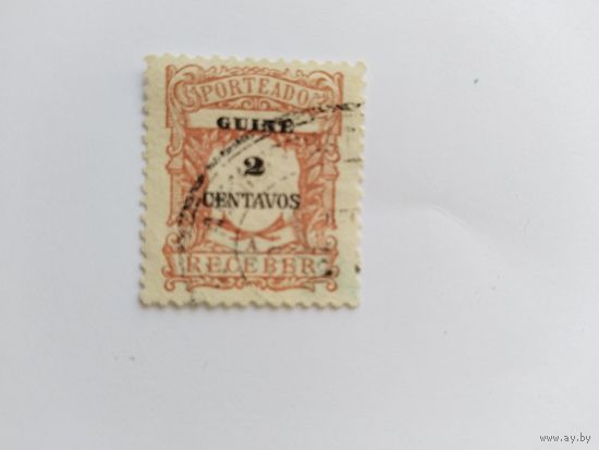 Гвинея 1921 допл.марка