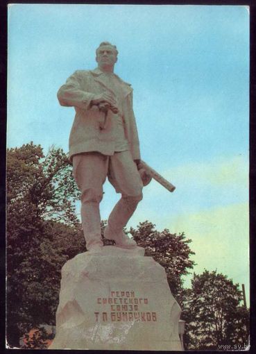 Памятник Герою Советского Союза Т.П. Бумажкову. 1981 г.