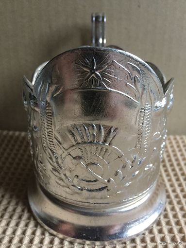ПОДСТАКАННИК ''СОВЕТСКИЙ УРОЖАЙ". АГИТАЦИЯ, ЗВЕЗДА. СССР. АЛЮМИНИЙ.В НАЛИЧИИ 10 ШТУК. ЦЕНА ЗА 1 ШТ.