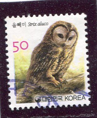 Корея южная. Стандарт. Птицы. Сова