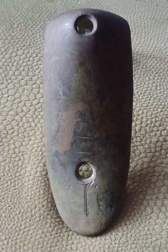 Тыльник от английского мушкета Бурая Бэсс