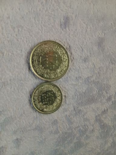 1, 1/2 ФРАНКА ДАНИИ 1986, 2012 ГОДОВ