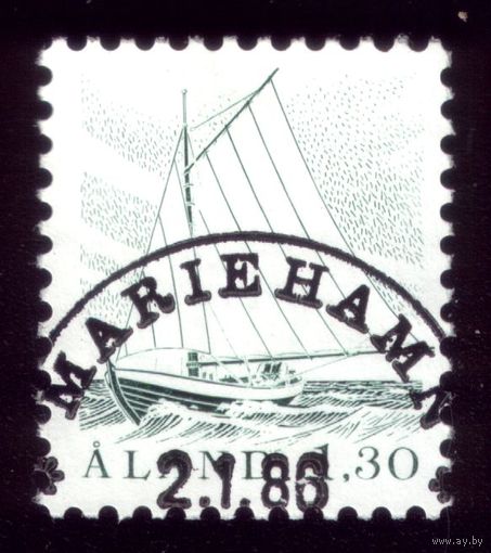 1 марка 1986 год Аланды 14