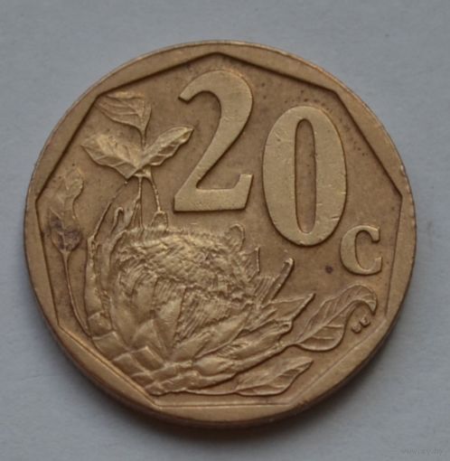 ЮАР, 20 центов 2008 г.