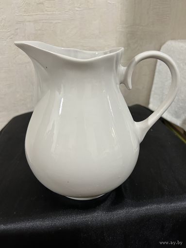 Кувшин Белый Фарфор Фаянс Классика
