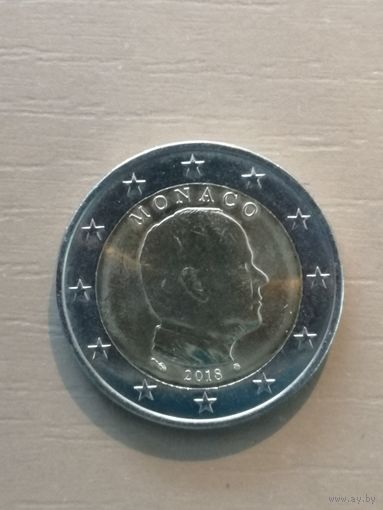 Монако 2 евро, 2018 год, KM# 195
