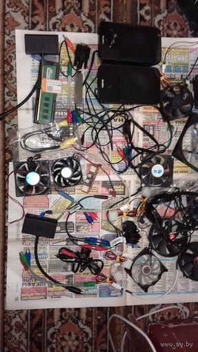 Компьютерные запчасти аксессуары и др. С рубля!