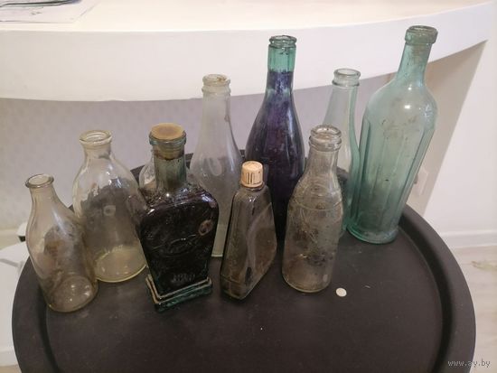 10 старых бутылок