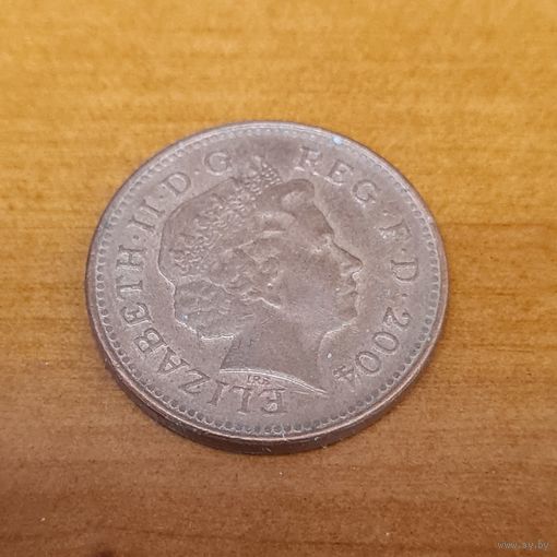 1 пенни Великобритания 2004