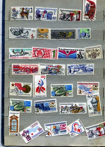 ЧЕХОСЛОВАКИЯ, одним лотом    28м       гашен