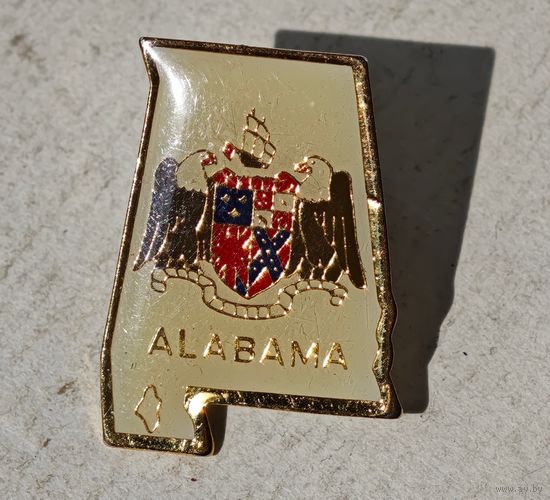 Alabama США значок