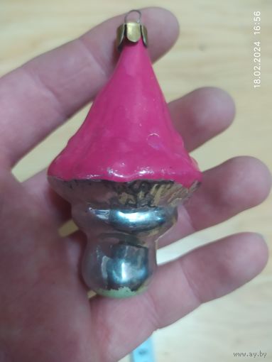 Ёлочная игрушка Грибок