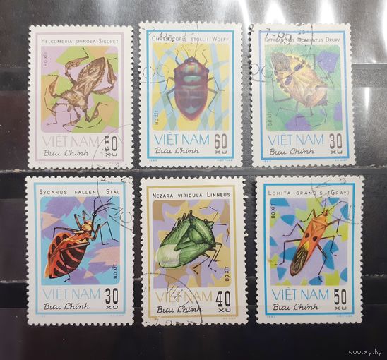 Вьетнам. 1982 год. Фауна. Жуки (1280)