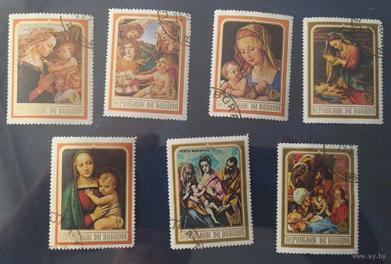 Бурунди 1972. Живопись иконы.