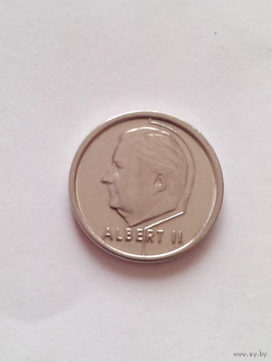 1 франк 1994 г. Бельгия.