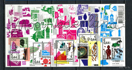 Нидерланды - 2009 - Транспорт, фауна, известные личности, архитектура, искусство. - [Mi. bl. 118] - 1 блок. MNH.  (Лот 56JA)-TG3P45