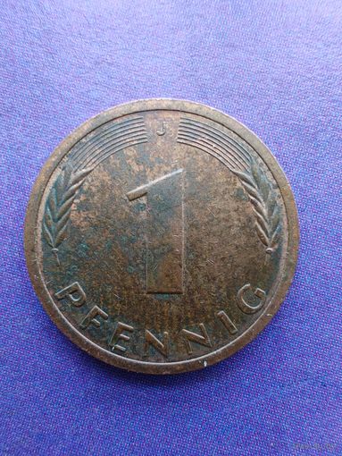 Германия ФРГ 1 пфенниг 1993 J