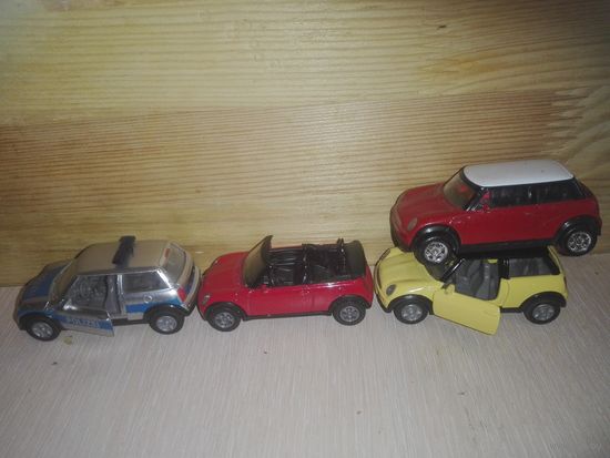 Четыре модели"MINI".Лотом.1/56-1/60.