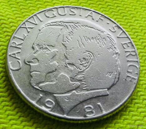 1 крона 1981 года.