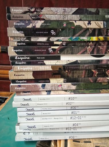 Сноб Esquire журналы 22 номера. Только лотом