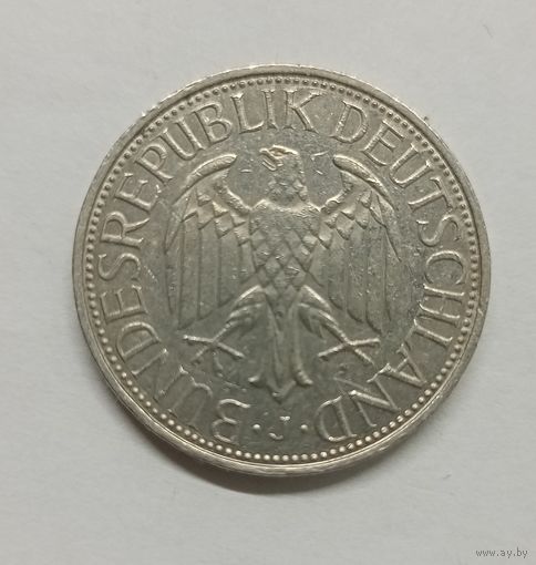 Германия ФРГ 1 марка 1983 J год