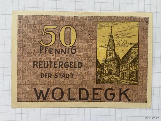 50 пфеннингов (нотгельды) 1921 г. Германия.