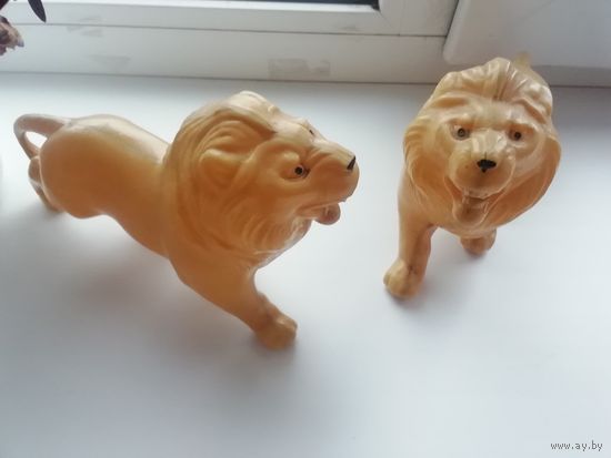 Львы 50х годов, целулоид, целые