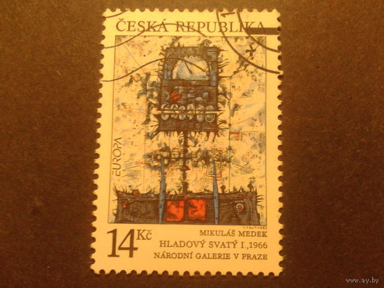 Чехия 1993 Европа искусство полная Mi-4,0 евро гаш.