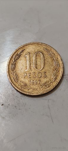 Чили 10 песос 1997