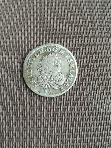 6 грошей 1668 года Пруссия