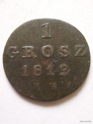 1 грош 1812 IB Герцогство Варшавское(2)