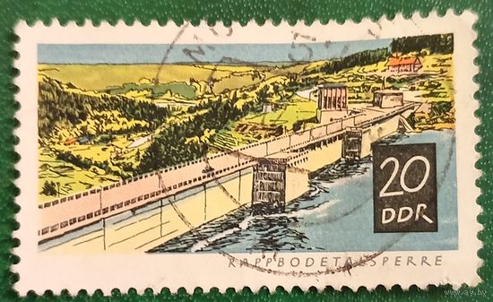 ГДР 1968. Плотина Раппбодетальшперре