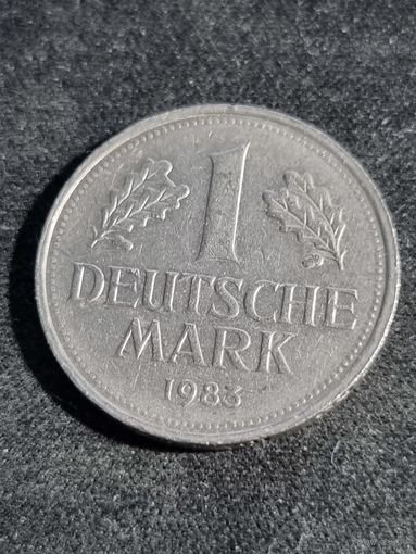 Германия (ФРГ) 1 марка 1983 F