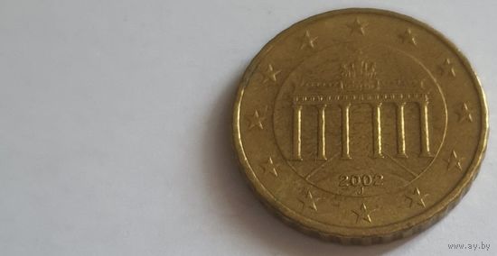 Германия 2002J 10 евроцентов