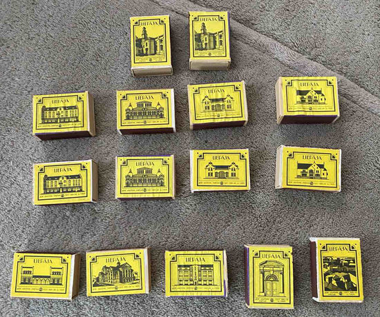 Спички СССР фанера, картон (Лиепая)