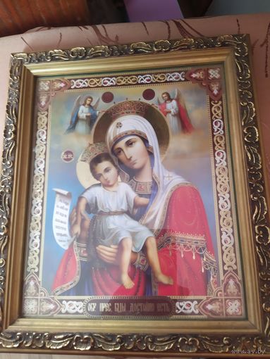 Икона Достойно есть очень красивая 28/24