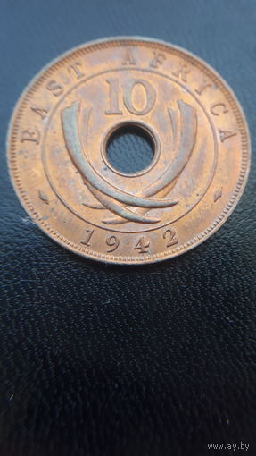 Восточная Британская Африка 10 центов 1942 г.