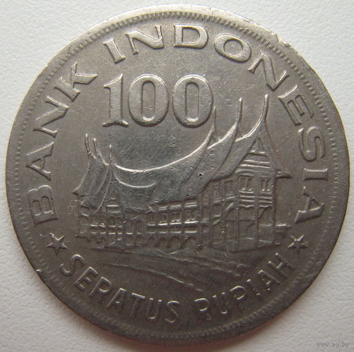Индонезия 100 рупий 1978 г. (u)