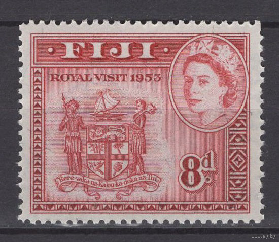 Фиджи / Fiji 1953** Королевский визит, Герб колонии (SG#288)