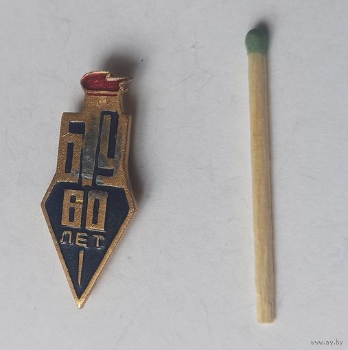 Знак значок 60 лет БГУ